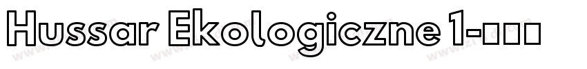 Hussar Ekologiczne 1字体转换